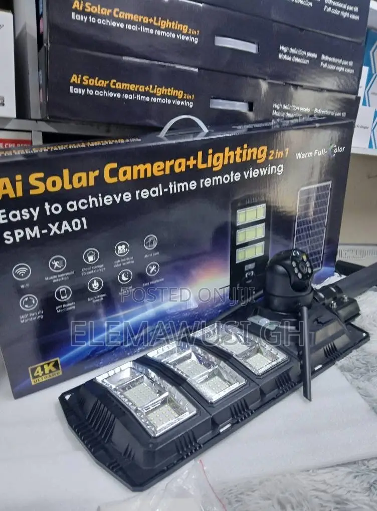 Ai Solar Camera + Lighting 2in1