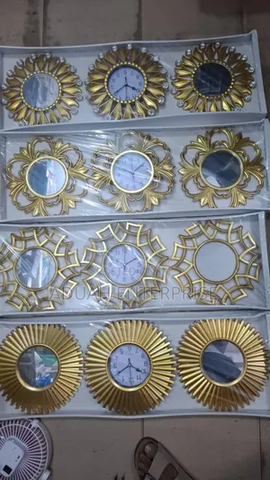 3in 1 Wall Clock With Mirror