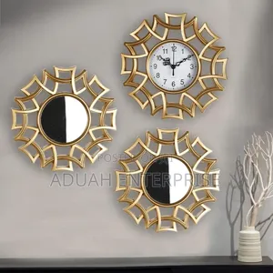 3in 1 Wall Clock With Mirror