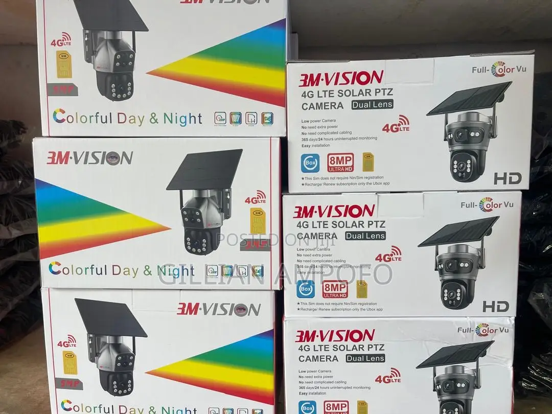 Dual Lens Solar Camera 4g PTZ