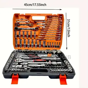 151pcs Cr-v Socket Ratchet Wrench Hand Tool Set