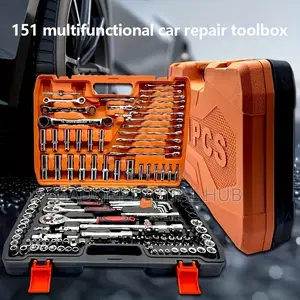 151pcs Cr-v Socket Ratchet Wrench Hand Tool Set