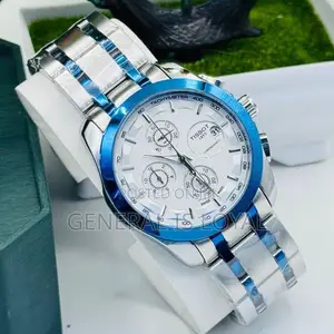Tissot Chronograph Date Two-Tone Dial Wrist Watch