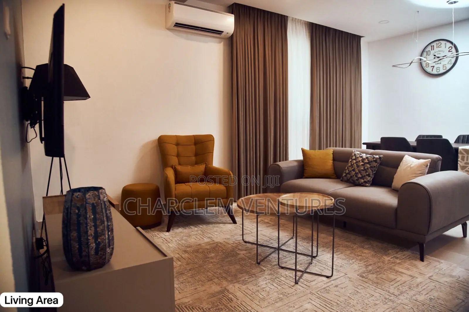 Furnished 2bdrm Apartment in Charclem Ventures, Cantonments for rent