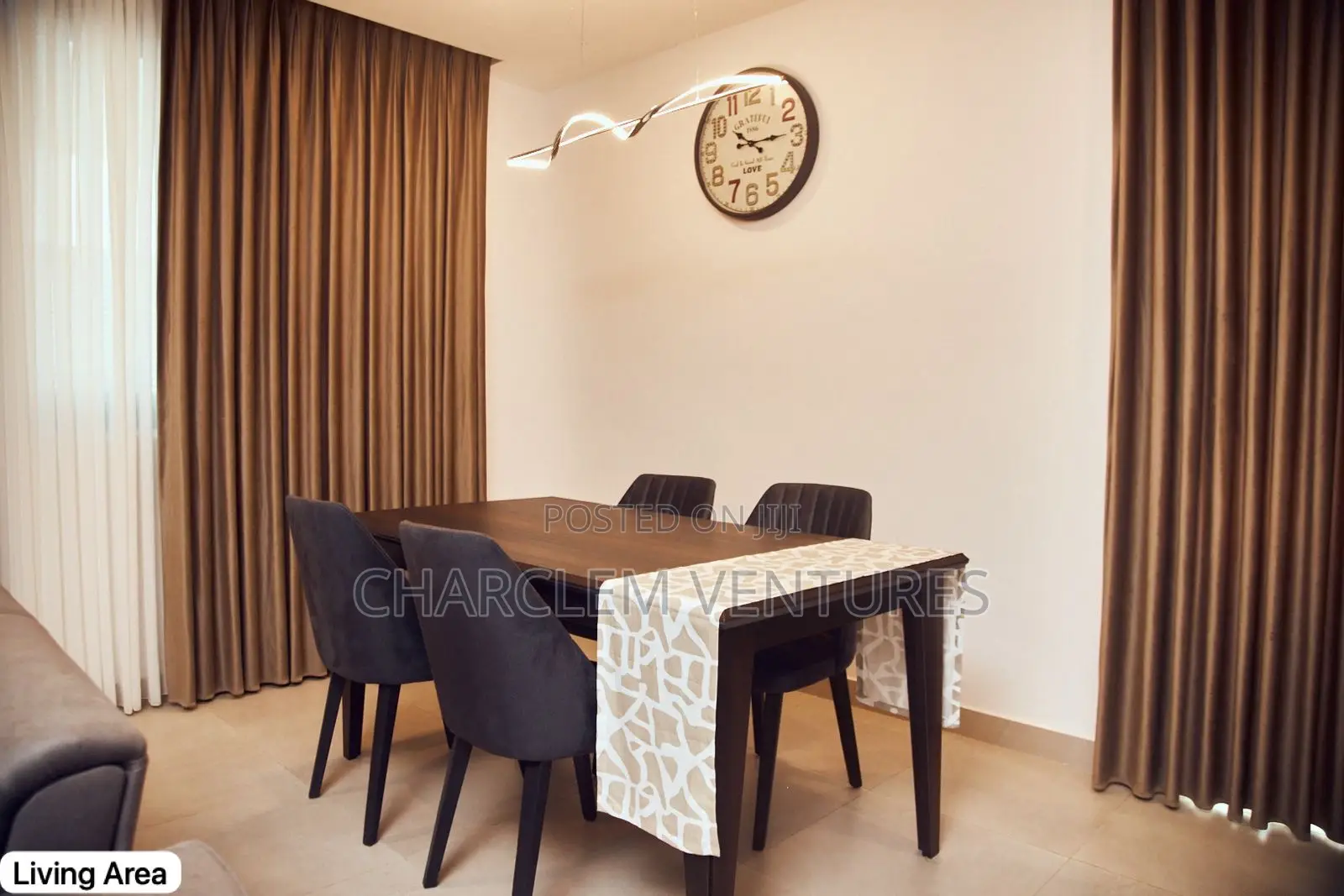 Furnished 2bdrm Apartment in Charclem Ventures, Cantonments for rent