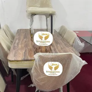 Marble Dining Table With Chairs for Dining Available