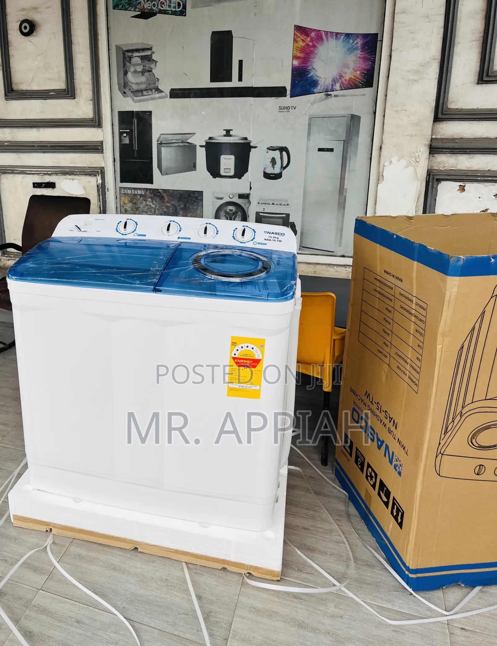 Most Unique Nasco 15kg Electric Washing Machine(Semi-Auto)
