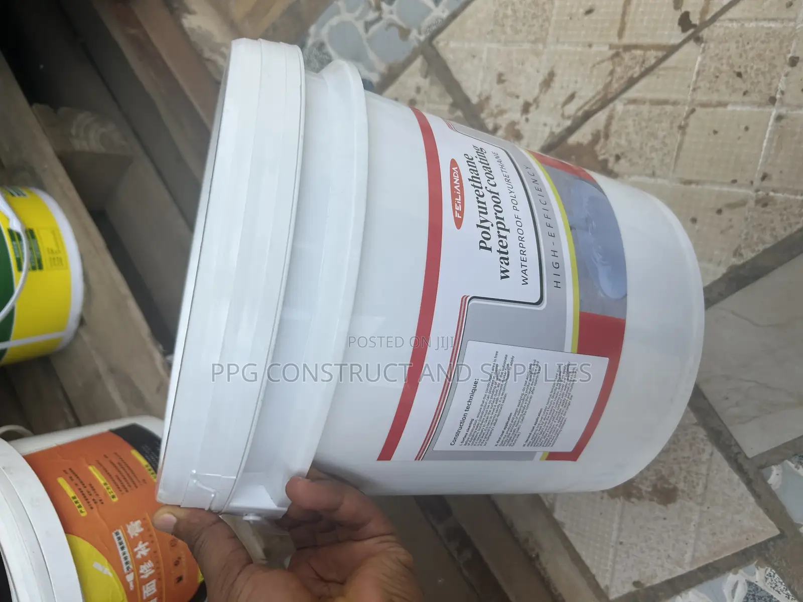 10kg Waterproof Paint (Gray/Ash Colour)