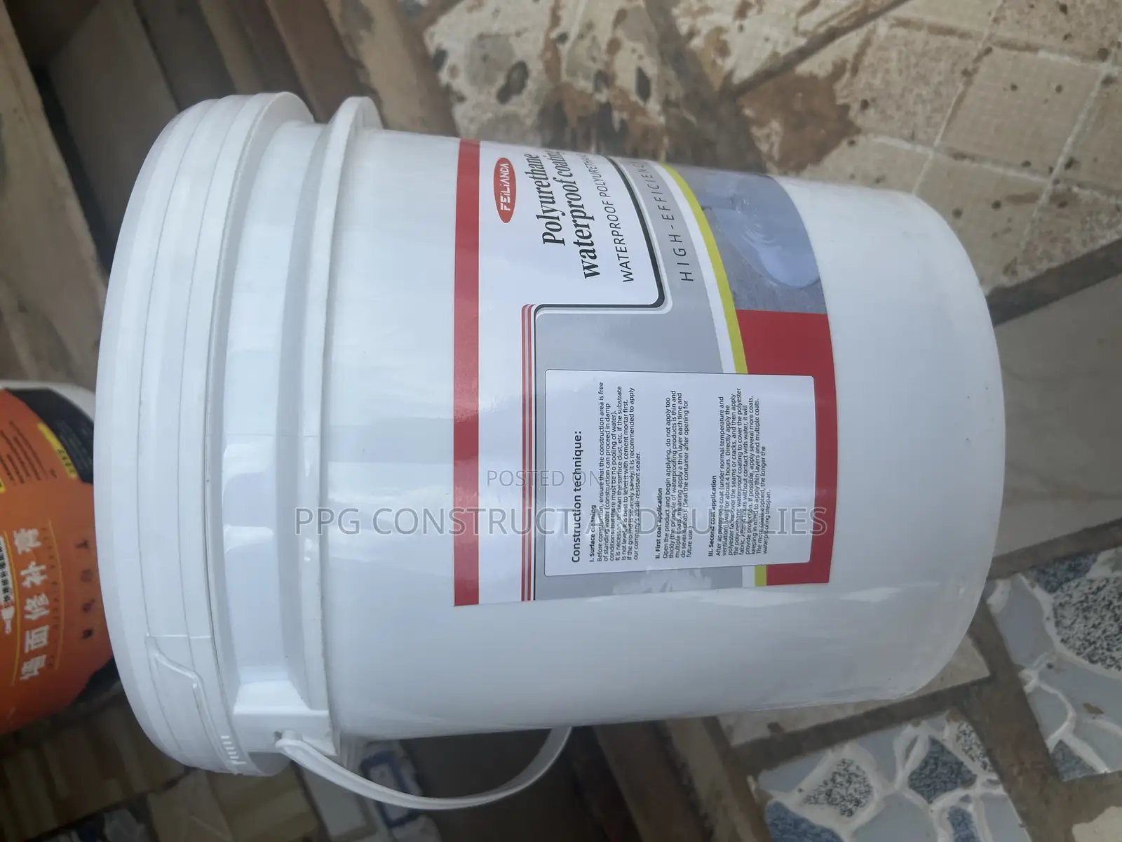 10kg Waterproof Paint (Gray/Ash Colour)