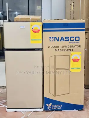 Special Gold Color Nasco 102liters Double Door Fridge