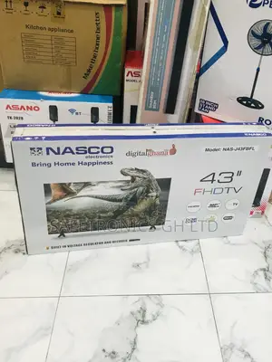 Authentic Full Hdmi Digital 43 Inch Nasco Black Led Tv
