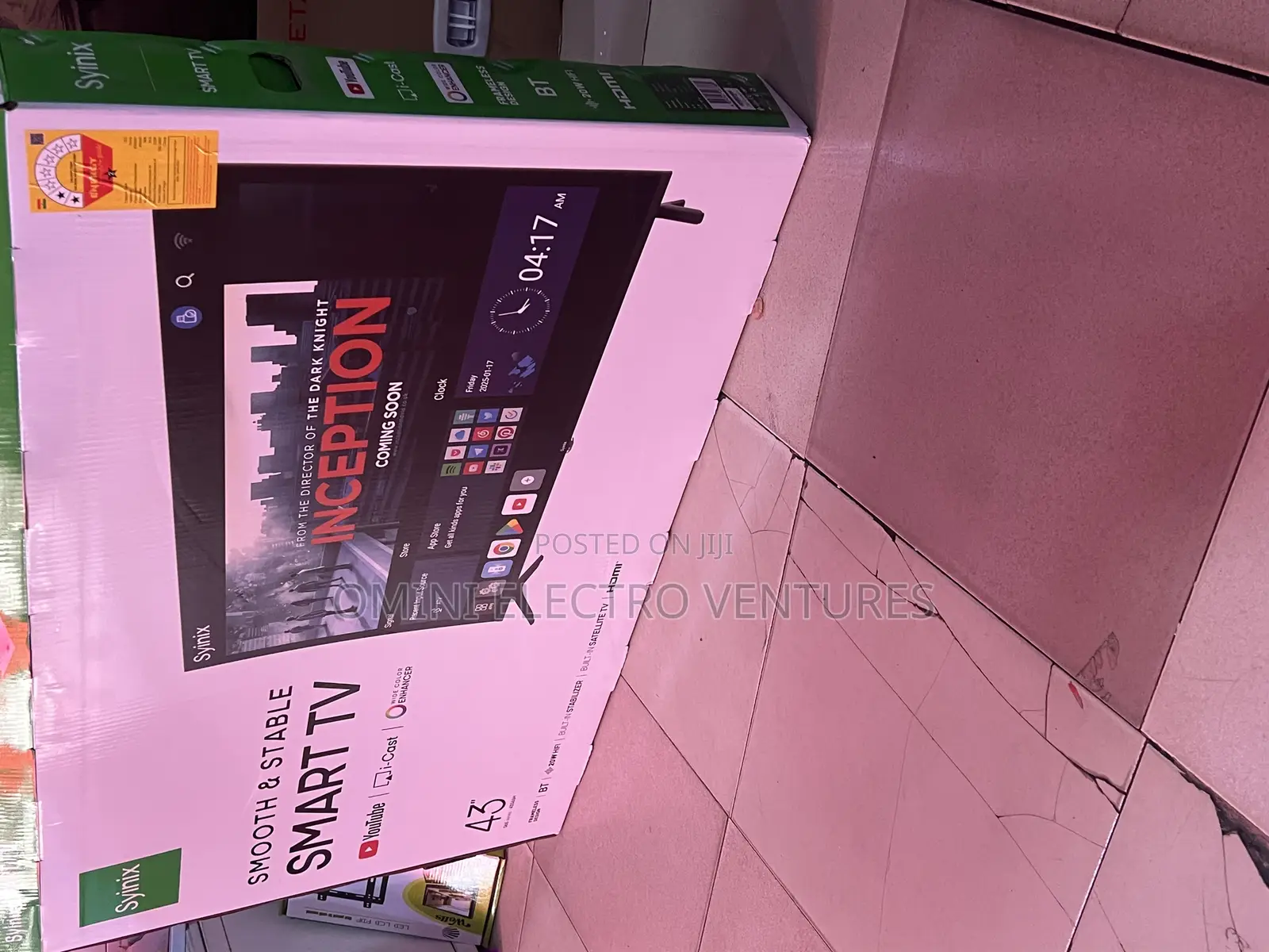 Brand New Synix 43 Smart Digital Satellite Tv