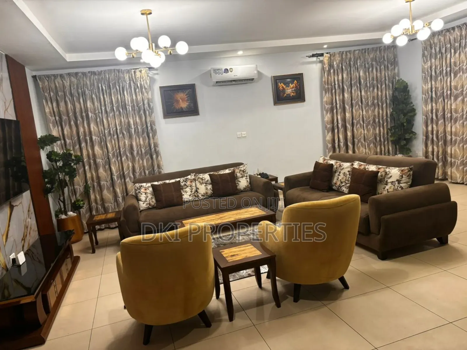 Furnished 3bdrm House in Dki Properties, Cantonments for rent
