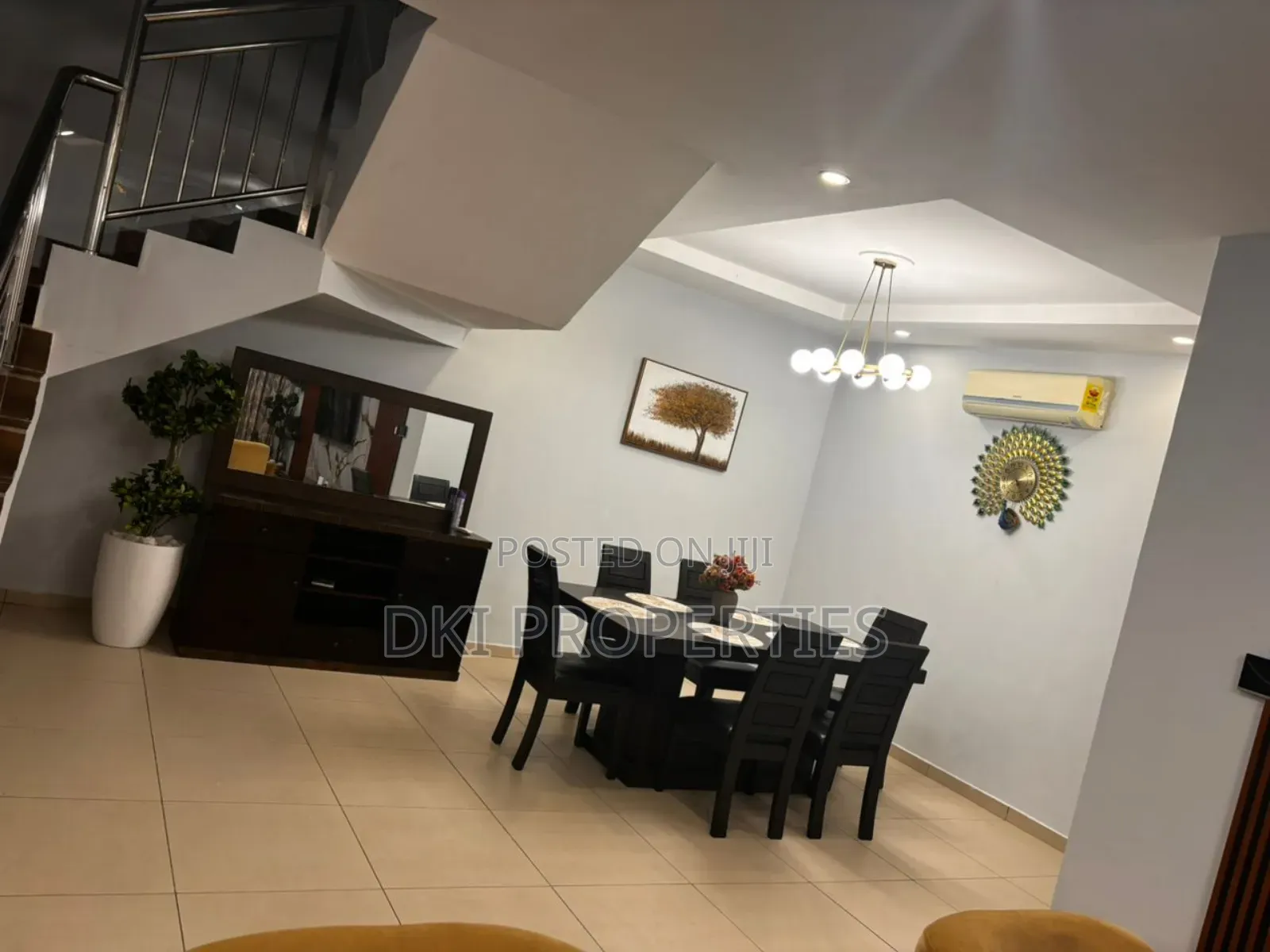 Furnished 3bdrm House in Dki Properties, Cantonments for rent