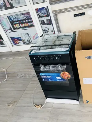 Authentic Black 50x50 4 Gas Oven Grill Midea Cooker