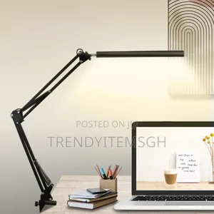 Adjustable 3 Colours Desk Study Lamp With Clamp