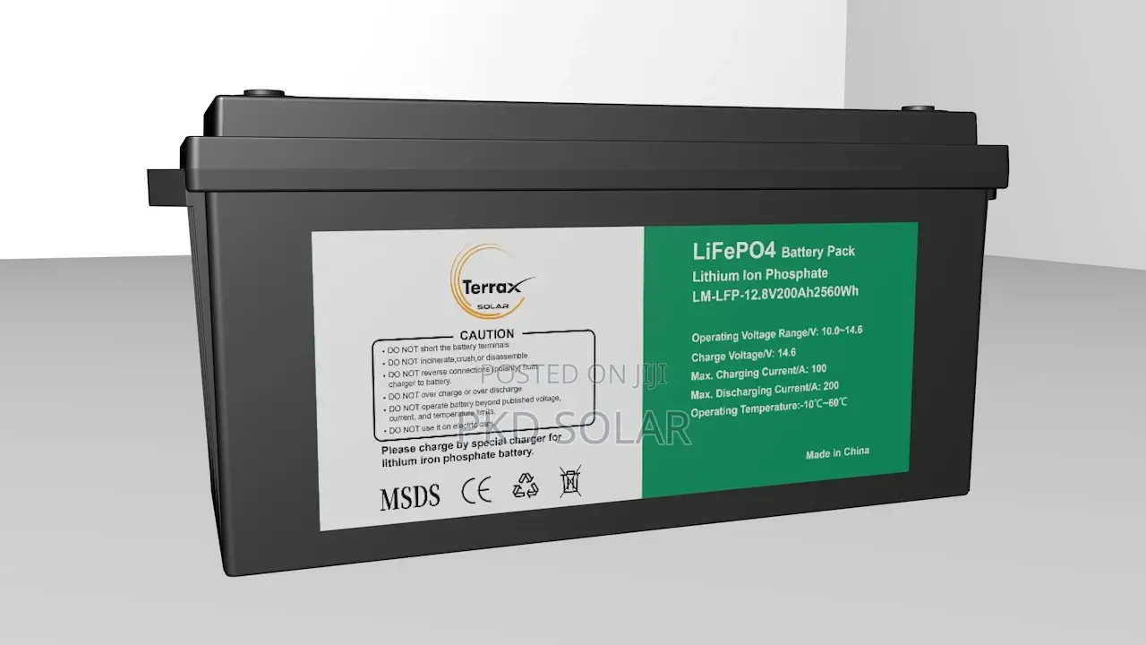 Terra Life Battery12.8v/200ah/250wh