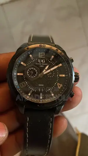 Used Ulysse Girard Bombardier Swiss Made Sapphire Crystal,