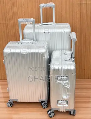 Brand New Rimowa Cabin Plus Silver Suitcase Set