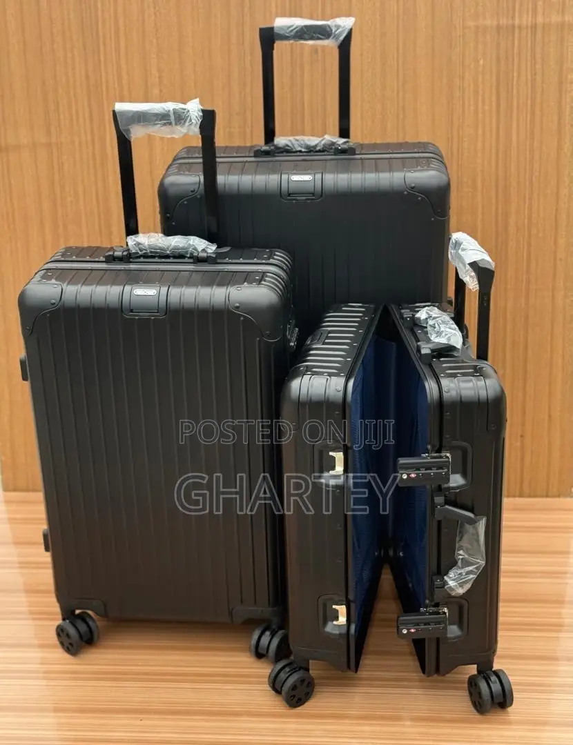 Rimowa Classic High Quality Luggage Bag With Wheels - Black