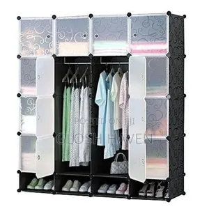 16 Cubes Plastic Wardrobe