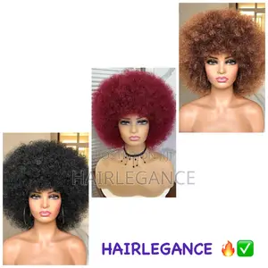 Afro Full Wig Unit in All 3 Colors