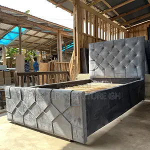 1-1/2 Gray Bedframe Very Durable// Luxurious And Durable