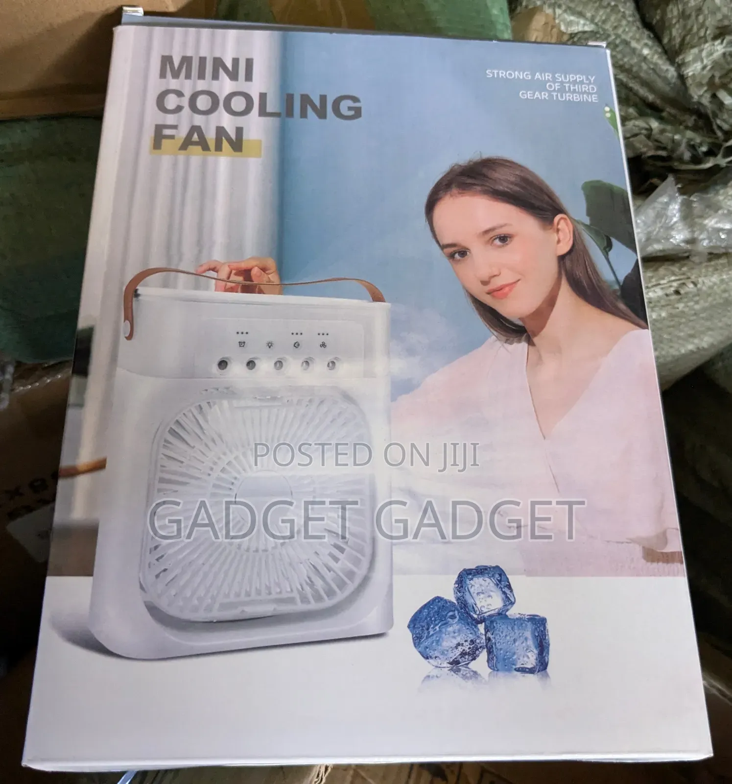 Portable Humidifier Air Cooler Mist Fan//Mini Table Fan
