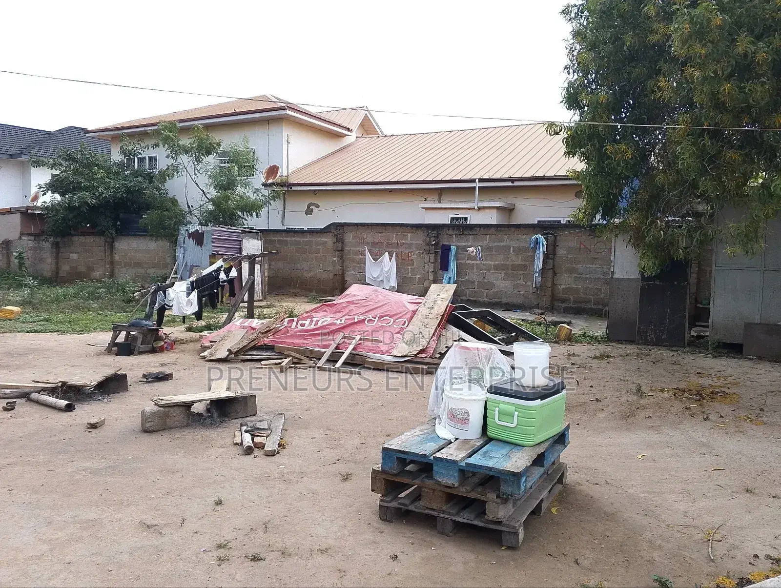 2 Plots of Land for Sale Near Palace Mall, Spintex