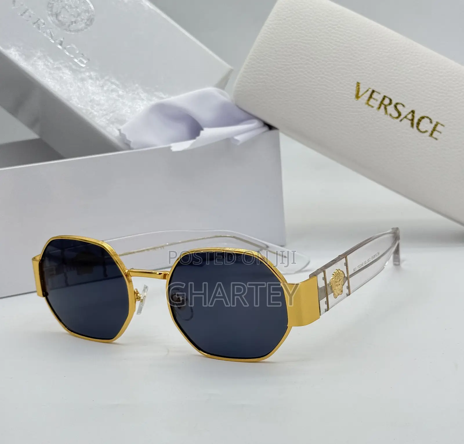 Versace Luxury Signature Logo Designer Men’S Glasses