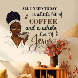 Wall Sticker (Little Coffee More of Jesus)