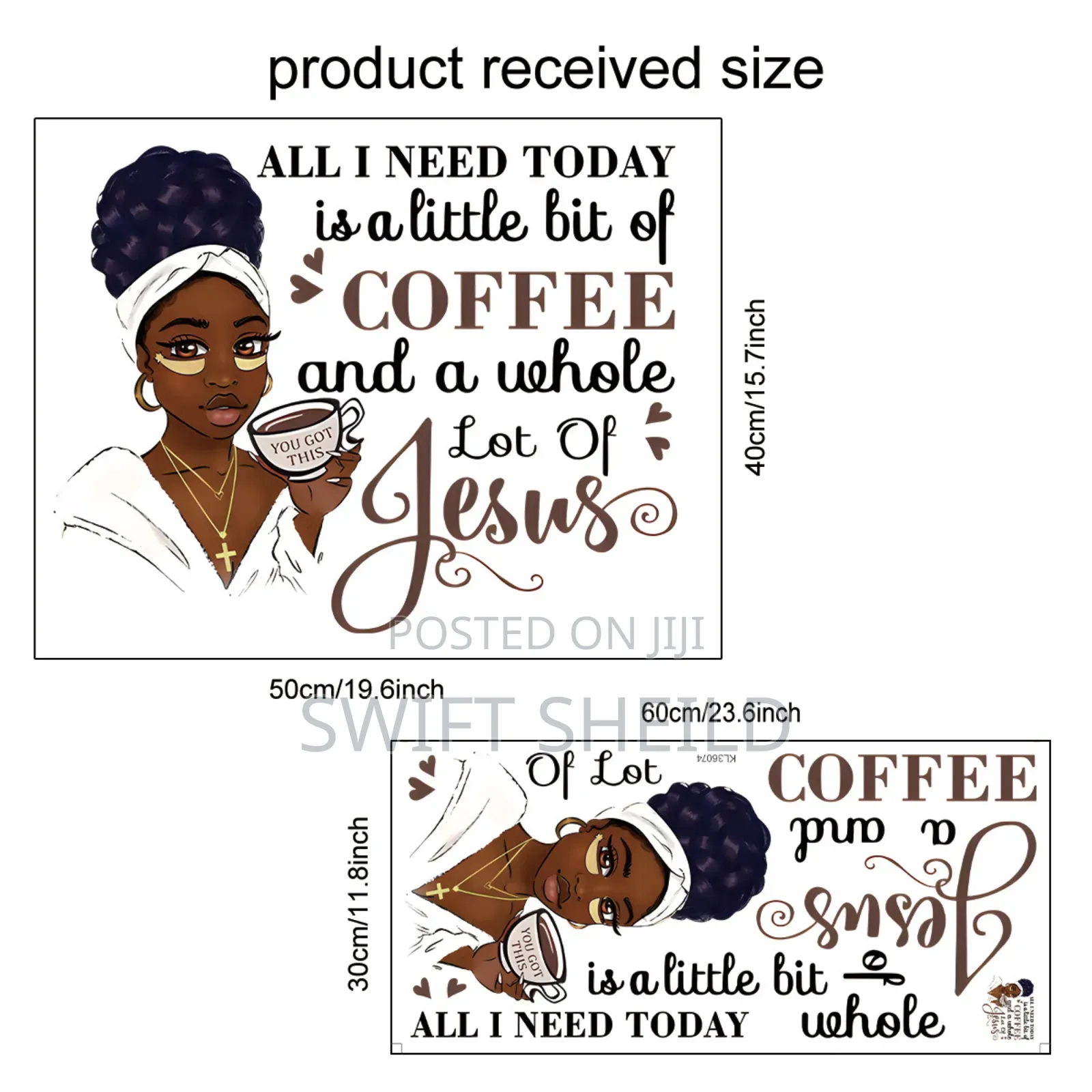 Wall Sticker (Little Coffee More of Jesus)
