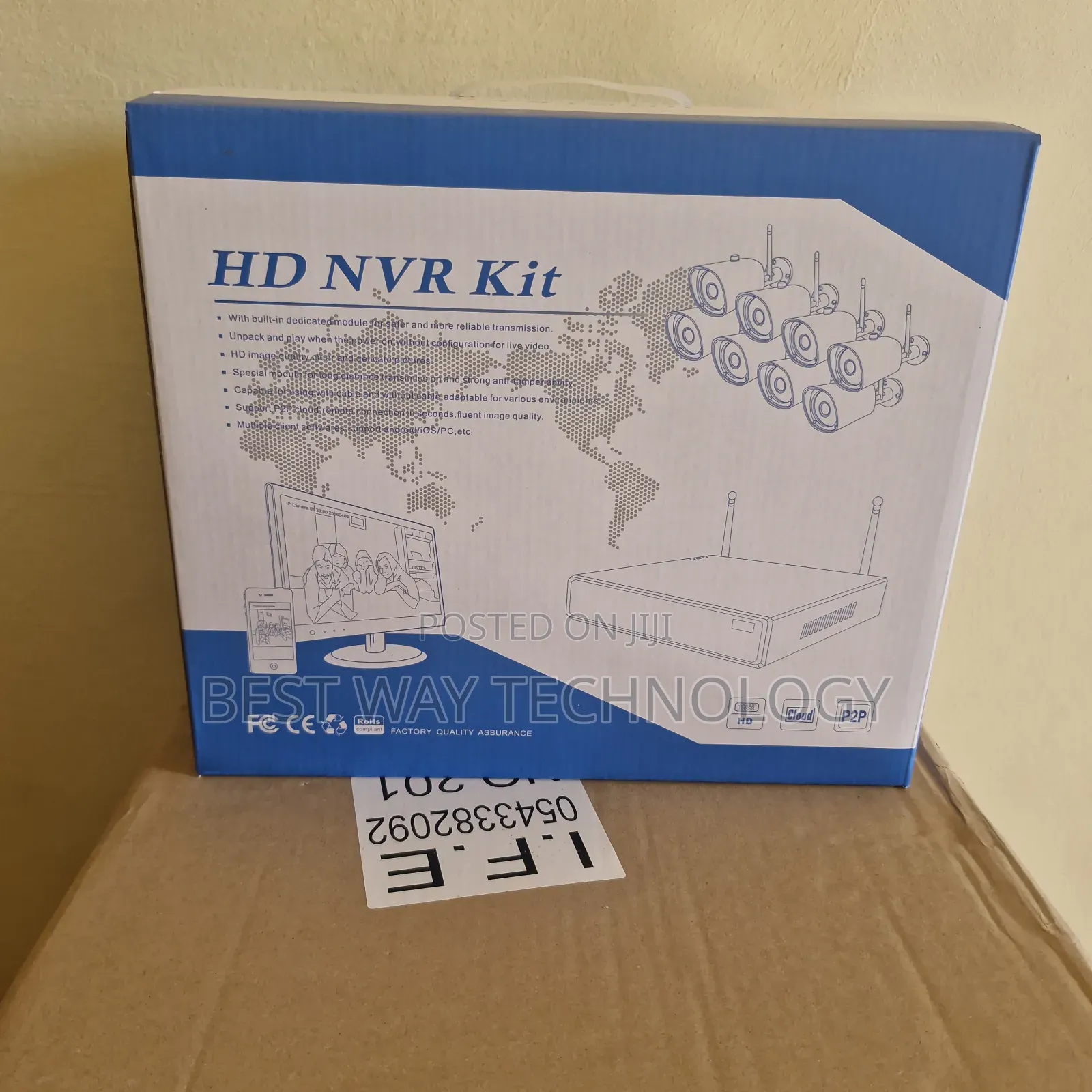 8ch Wifi Complete 5mp With Audio Infared