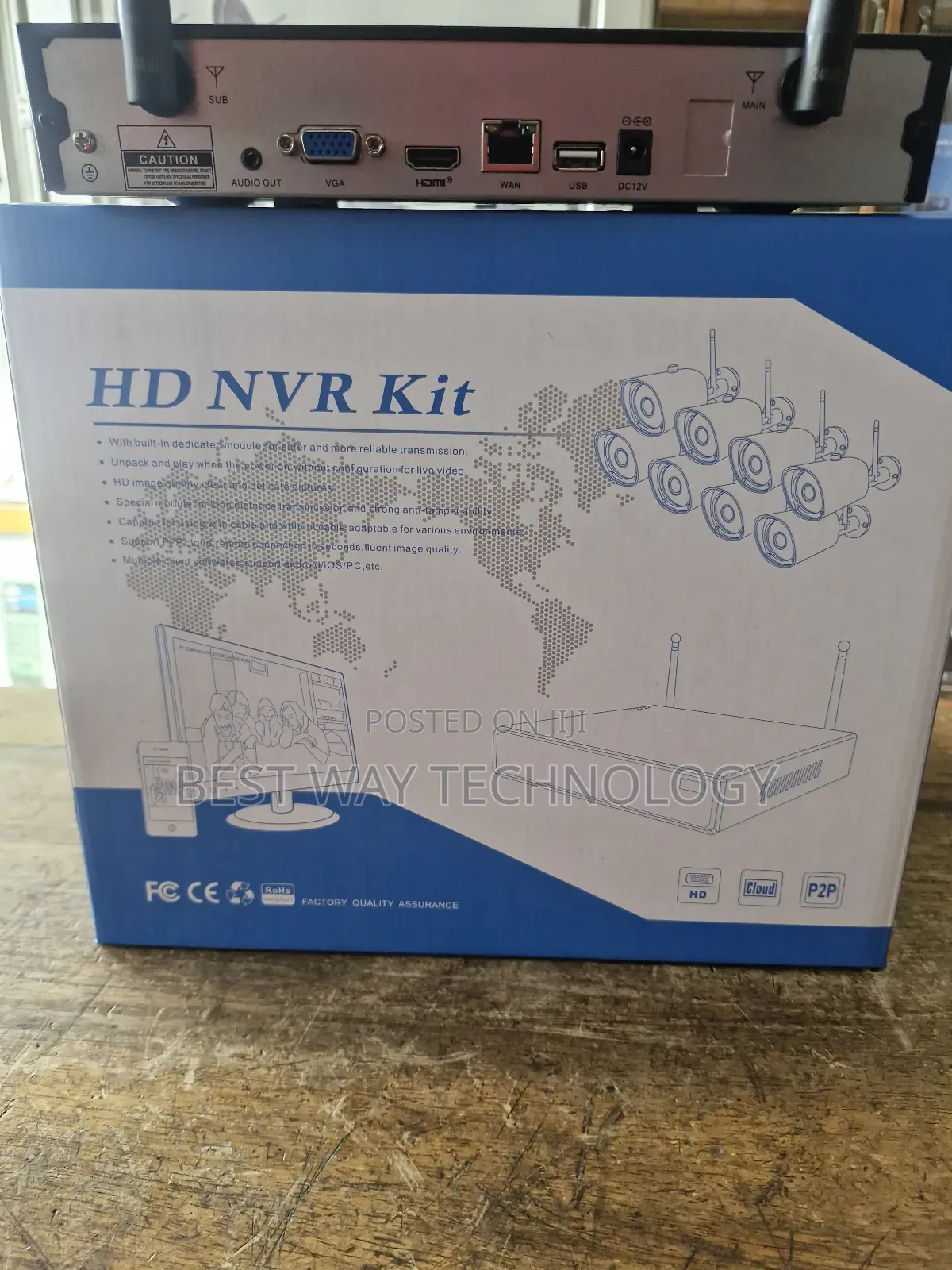 8ch Wifi Complete 5mp With Audio Infared