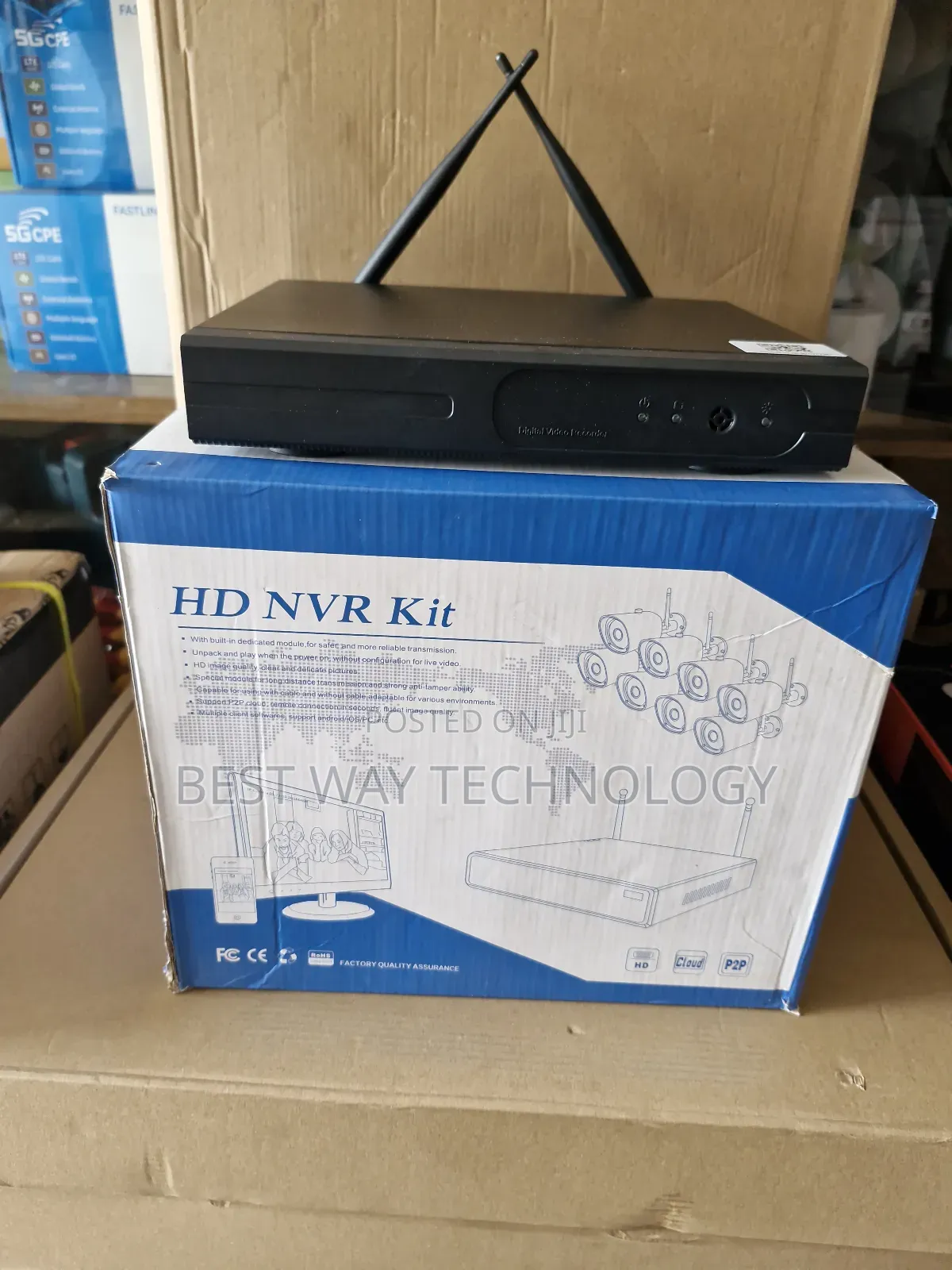 8ch Wifi Complete 5mp With Audio Infared