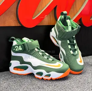 Nike Air Max Griffey 24 Green White and Orange