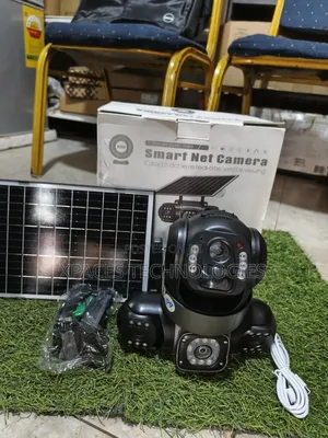 V380 Pro 4g 3lens PTZ Solar Smart Camera, Waterproof