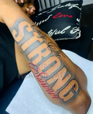 Clean Writing Tattoo