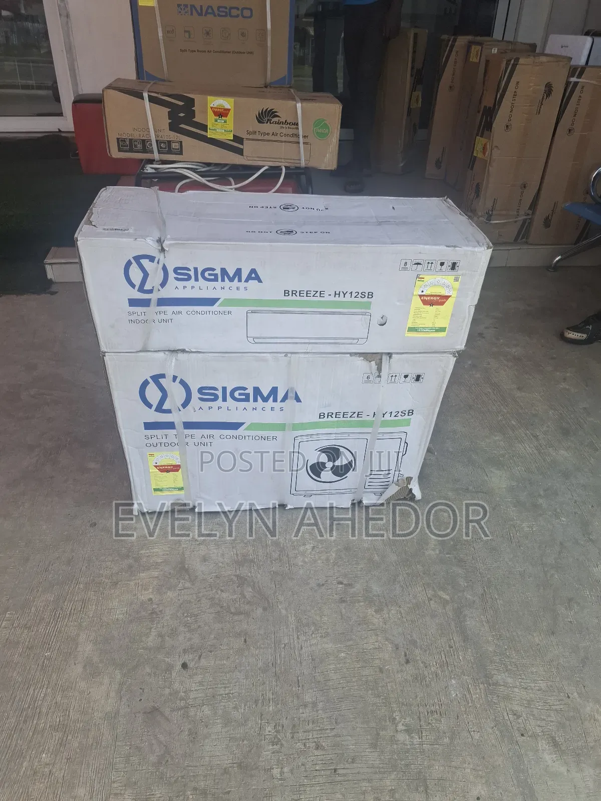 Energy Guide Sigma Air Conditioning Split Type Available