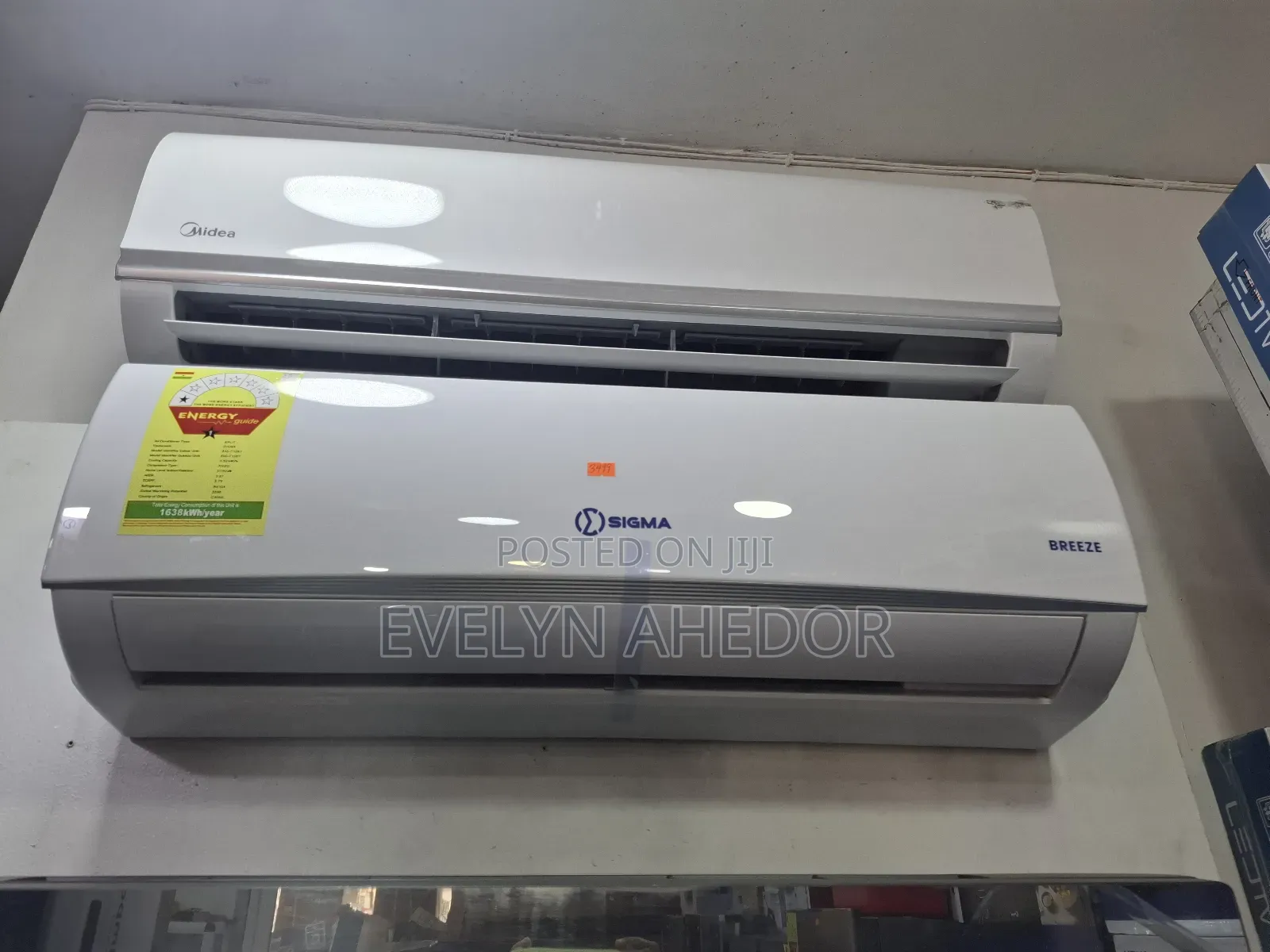 Energy Guide Sigma Air Conditioning Split Type Available