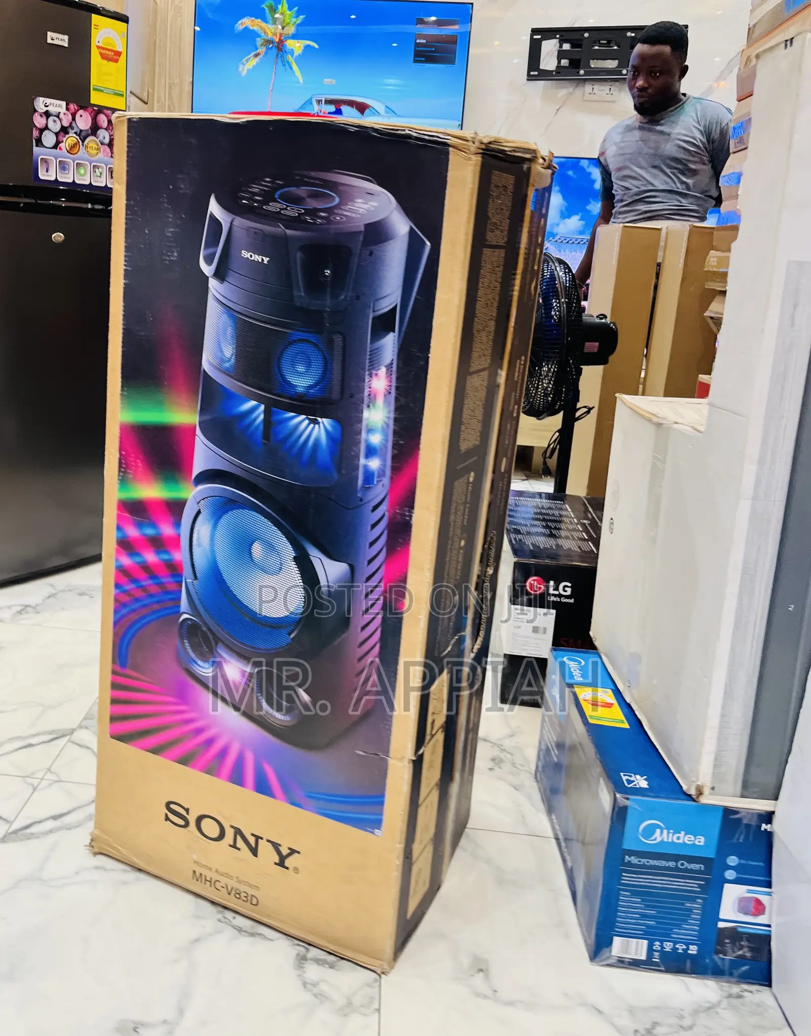 Most Unique Sony MHC-V83d Portable Bluetooth Speaker(Black)