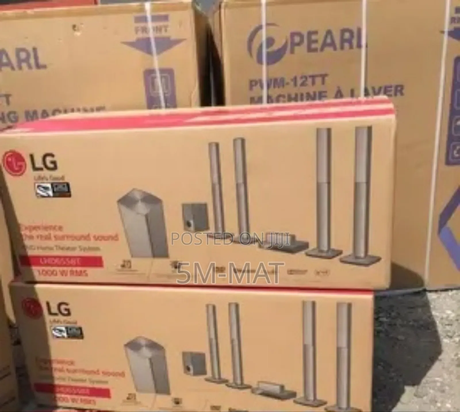 4 Tallboy Speakers Lhd457b 330w 5.1channel Home Theater