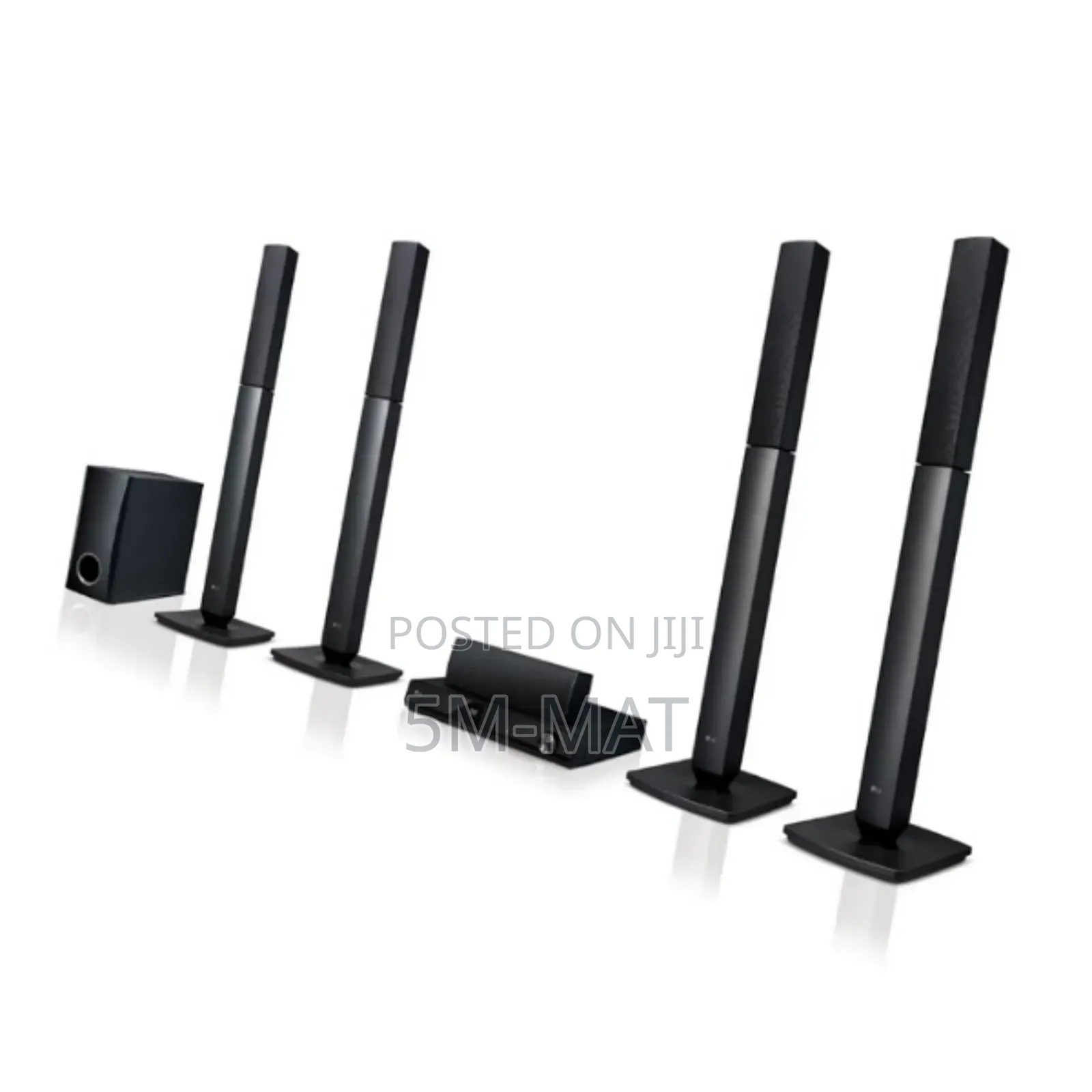 4 Tallboy Speakers Lhd457b 330w 5.1channel Home Theater