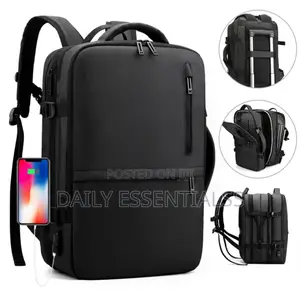 Stay Charged, Stay Moving - Laptop Backpack