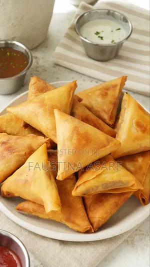 Pie, Samosa, Chips ,Coated Nuts, Spring Rolls