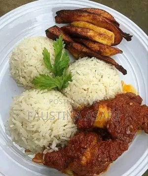 Plain Rice,Jollof and Fried Rice