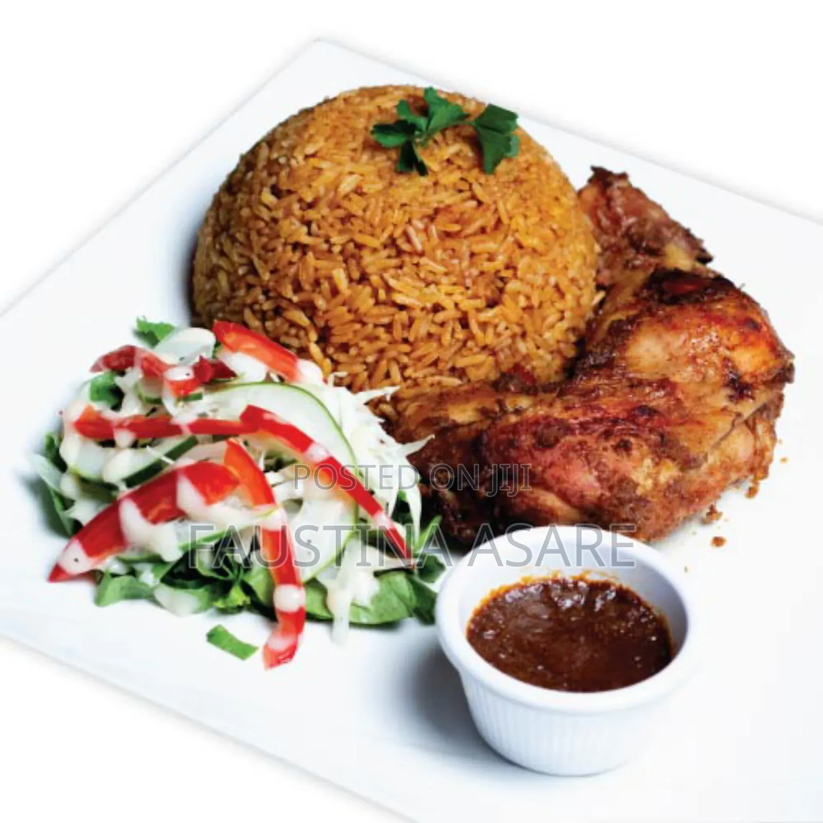 Plain Rice,Jollof and Fried Rice