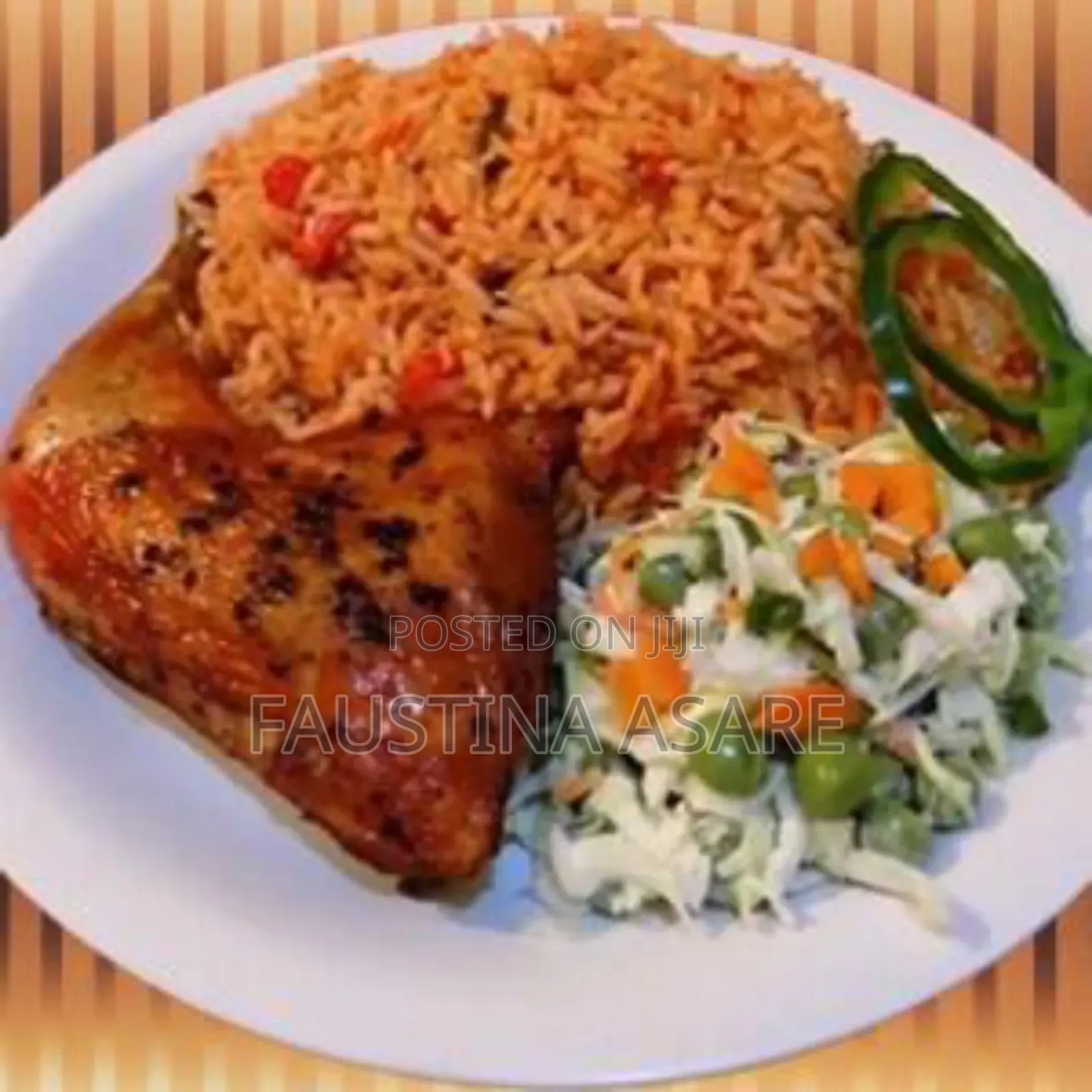 Plain Rice,Jollof and Fried Rice