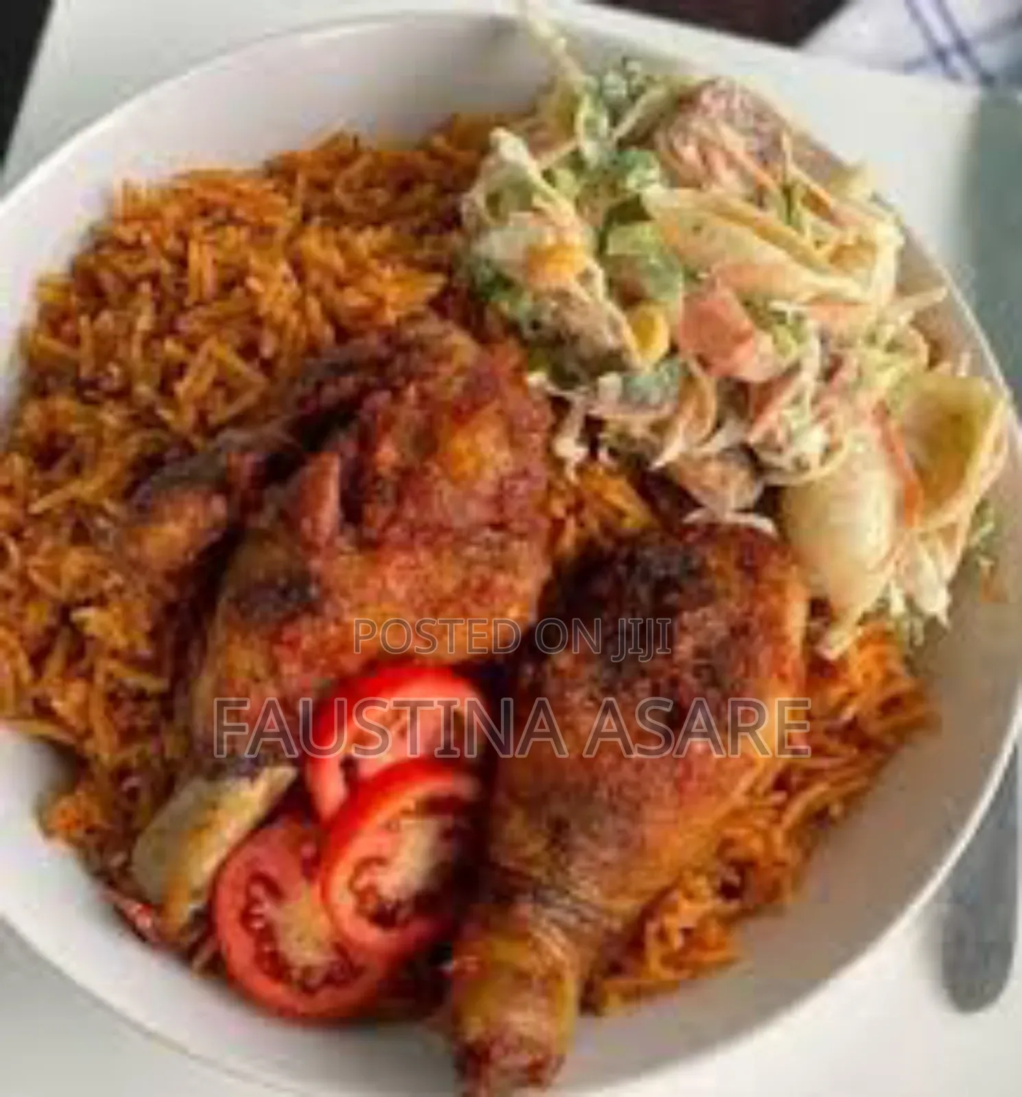 Plain Rice,Jollof and Fried Rice