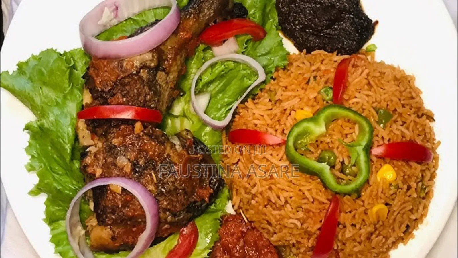 Plain Rice,Jollof and Fried Rice